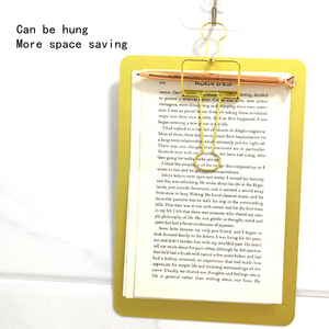 คลิปบอร์ดสแตนเลสแท้คลิปบอร์ดหนัก A5 A4คลิปบอร์ดสำหรับสำนักงานโรงเรียนโรงพยาบาลไดเนอร์สโรงแรม - Product Image 4