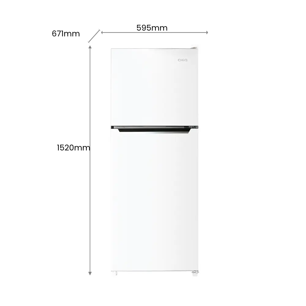 Frigo bianco 10.5 Cu.Ft / 297 L frigorifero domestico senza gelo