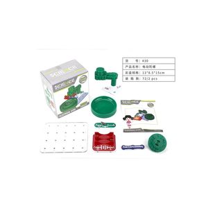 最新设计积木套件科学组装套装430电动陀螺仪儿童家庭益智玩具 - Product Image 1