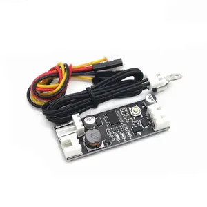 Solo 12V 0.8A DC PWM 2-3 hilos ventilador Control de temperatura controlador de velocidad chasis ordenador Módulo de reducción de ruido NTC B 50K 3950 - Product Image 1