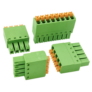 3.5MM <strong>Spring</strong> Thin Press Plug-in <strong>Terminal</strong> <strong>Block</strong> - Product Image 1