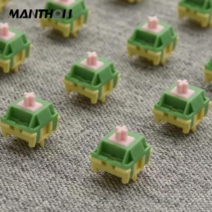 HMX莲花线性键盘开关工厂润滑版轻压机械键盘直线轴声音优化轴