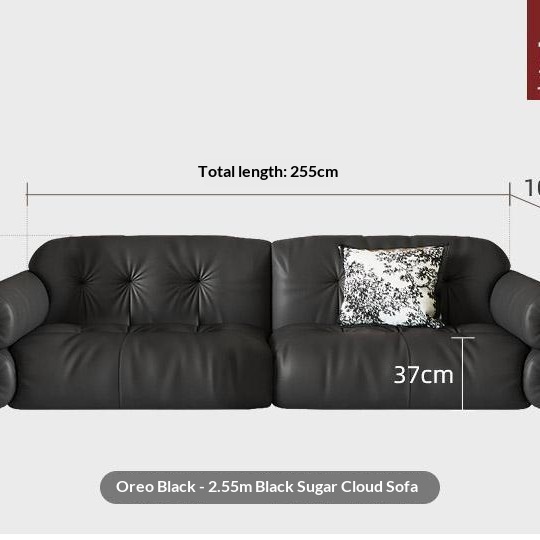 Rangée droite de 2,55 mètres (surface de contact en cuir)