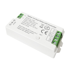 ZigBee светодиодный контроллер CCT Теплый Холодный белый регулируемый RGB контроллер дистанционного управления DC12V