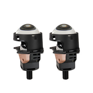 LELANPU otomotiv aydınlatma sistemi 3 inç LED farlar 120W yüksek düşük işın matris lazer far bi led projektör Lens - Product Image 2