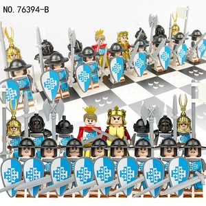 16pcs/set Medieval Times Knight Military Soldier <strong>Commander</strong> Guard Plastic <strong>Blocks</strong> Building <strong>Block</strong> Toys for Boys Kids - Product Image 5