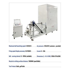 Mesin peluncuran bola Golf otomatis, mesin penguji proyeksi bola Golf benturan konsisten - Product Image 4