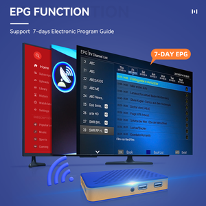 HD Digital Satelliten empfänger Software kostenloser Download Satelliten-TV-Empfänger 4K Decoder DVB S2 Set Top Box - Product Image 3