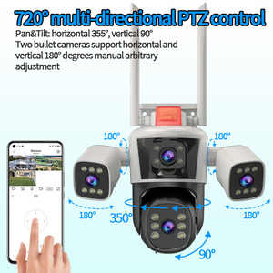 8k Wireless Wifi Solar Security <strong>Camera</strong> 720 Degree Ptz Control IP Auto Tracking Night Vision Cctv <strong>Camera</strong> <strong>IPC</strong> 360 Home - Product Image 3