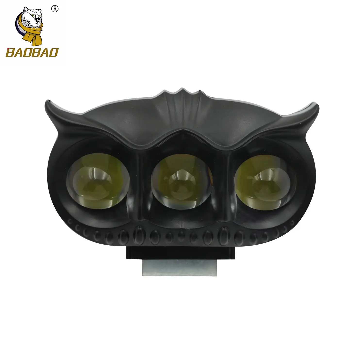 BAOBAO illuminazione BB1712 LED bici Mini guida ausiliario fendinebbia gufo gufo doppia lampada colore moto Hjg luci Led bici