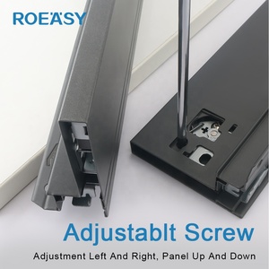 ROEASY Under mount Slide Drawer Channel Soft Close Schubladen Slim Box Sliding Küchen schubladen system Soft Slides - Product Image 6