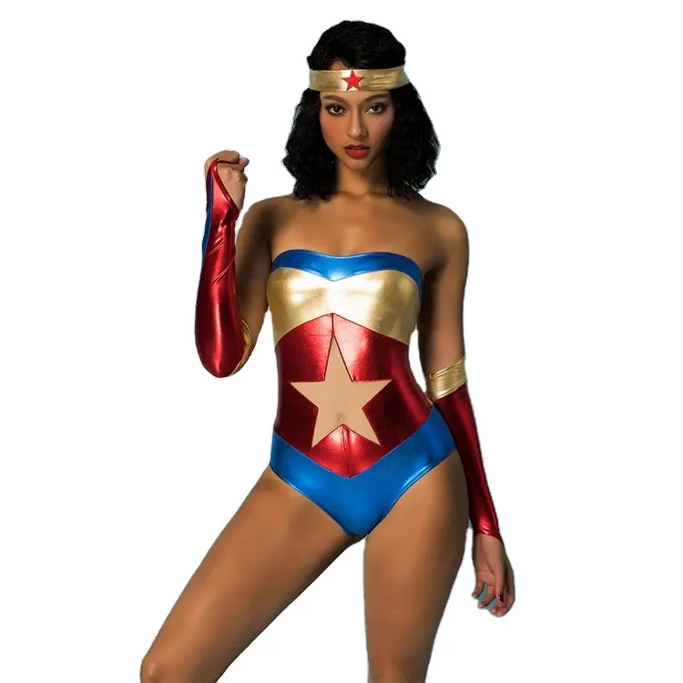 Sexy supergirl body cosplay disfraz