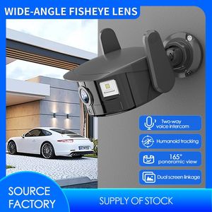 3MP IP67 Cámara de seguridad de reconocimiento facial 165 ° Gran angular H.265 Visión nocturna Funciones Pan-Tilt Sensor CMOS Nube WIFI Conectado - Product Image 3