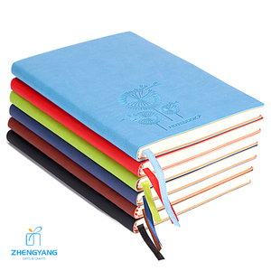 定制Logo A5 Logo口袋记事本Pu皮革日记本笔记本松紧带精装规划师日记本笔记本 - Product Image 1
