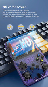 R36S 128g 3,5-Zoll-Gaming-Player Open-Source-Linux-System IPS-Bildschirm Tragbare Handheld-Spiele konsole für Psp - Product Image 2