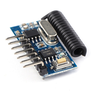 Modulo decodificatore di codice per telecomando Wireless315Mhz 433Mhz RF modulo ricevitore e trasmettitore 7 canali modulo di apprendimento