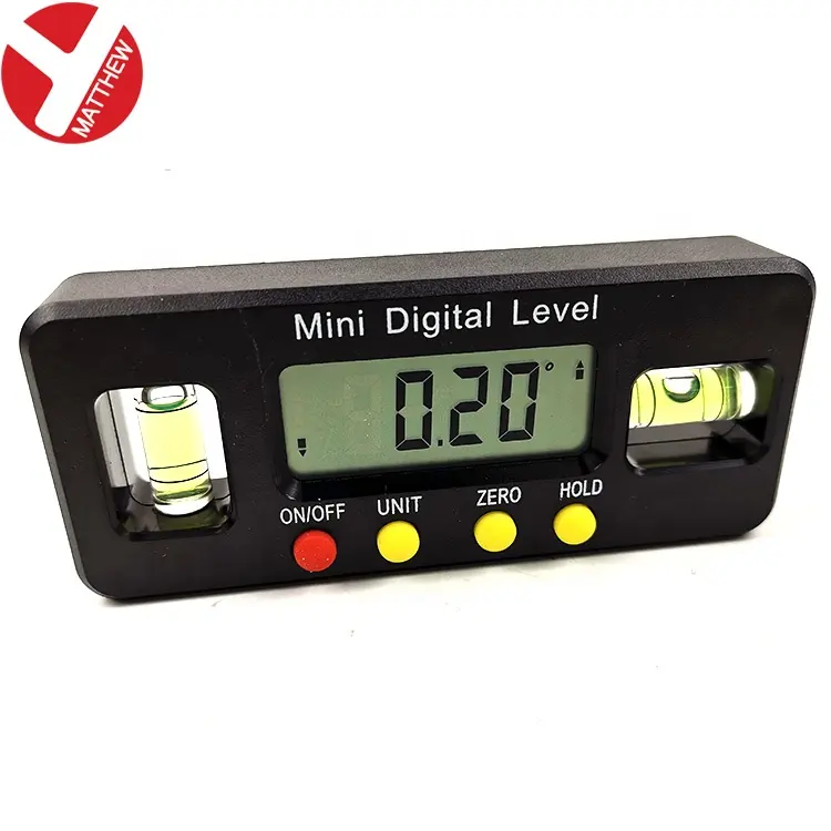 Misuratore elettronico digitale di livello e angolo misura 0-180 gradi di misura e set di angoli