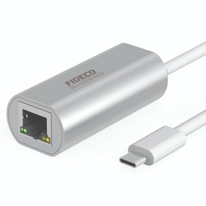 FIDECO alüminyum tip-c usb c ağ kartı taşınabilir rj45 lan kartı gigabit ethernet dönüştürücü adaptörü - Product Image 1