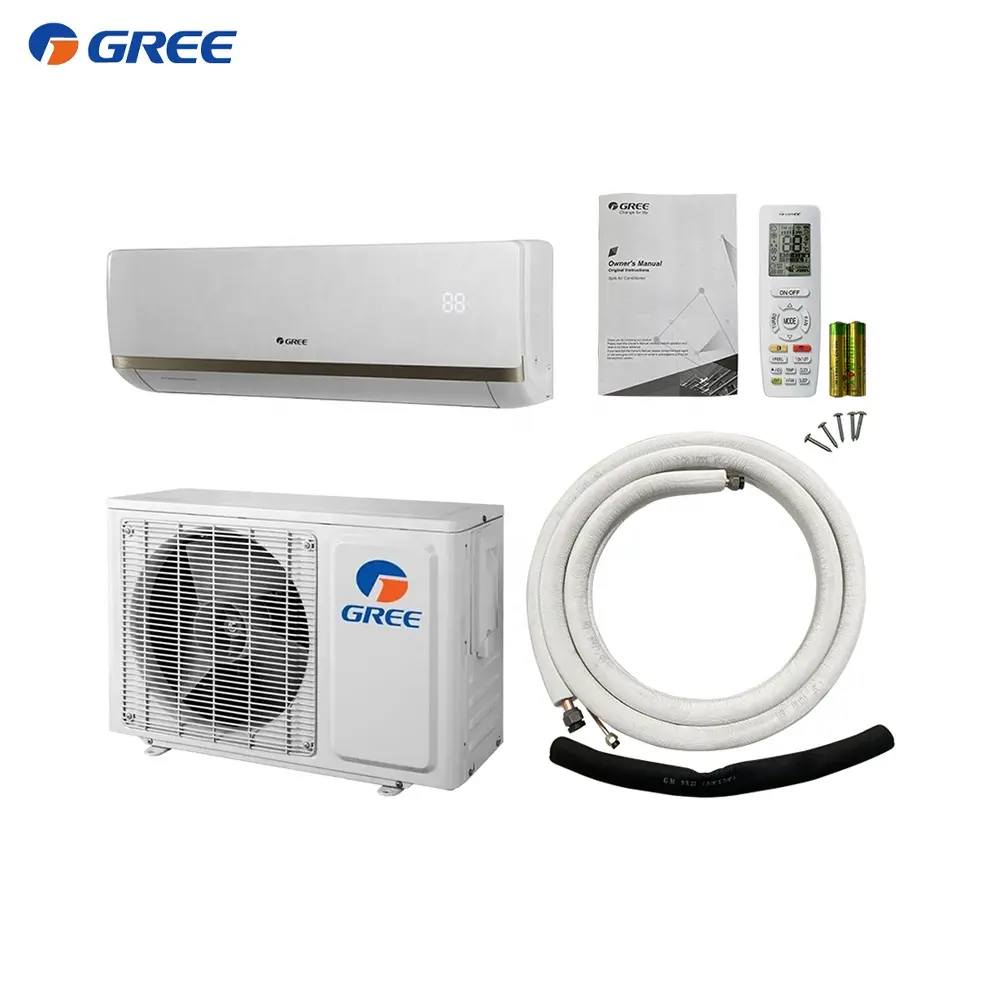 Gree OEM akıllı Wifi bölünmüş klima 9000 12000 18000 24000 Btu Home Acondicionado klimalar ev için