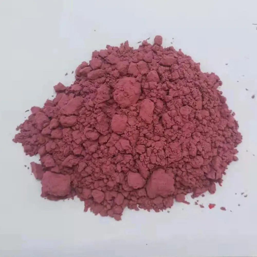 Cerámica esmalte color rosa pigmento a granel en polvo para porcelana pigmento inorgánico cerámica esmaltes vidrio colorante