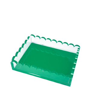 定制彩色亚克力一体式托盘矩形储物台面托盘 - Product Image 5