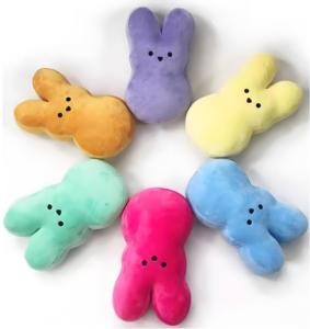 2025 yüksek kalite yumuşak pamuk peluş dolması Bunny paskalya Peeps sevimli tavşan doğum günü hediyesi fabrika toptan - Product Image 3