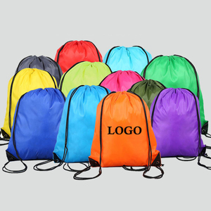 Profesional 210D Nylon Poliéster Draw String Sack Pack con Logo Designer Bolsas con cordón impermeables Mochila de cuerda personalizada - Product Image 6