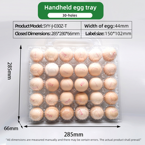 Khay trứng cầm tay bằng nhựa 30 lỗ đóng hộp trứng trong 1 giây để khớp với máy MOBA - Product Image 5