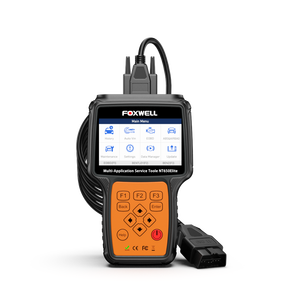 Escáner automático FOXWELL NT650 Elite, herramienta de diagnóstico OBD2 portátil para todos los coches, Analizador de motor de 26 funciones especiales - Product Image 1