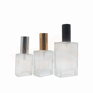 Bán thiết kế mới trong suốt hình chữ nhật vuông thủy tinh phun bơm chai cho dầu ô liu Nước hoa dầu 10ml 15ml 30ml 50ml <span class=keywords><strong>100ml</strong></span> - Product Image 4