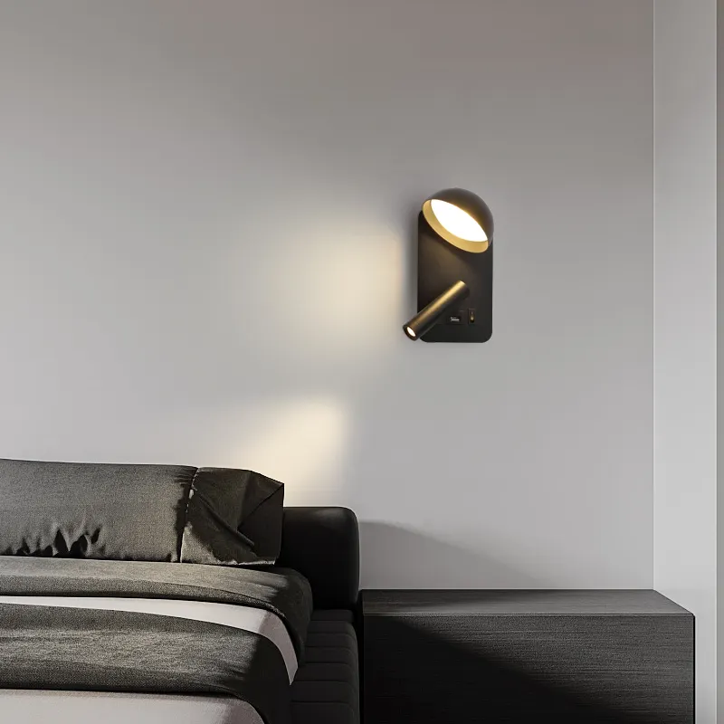 غرفة نوم جديدة ضوء الحد الأدنى الحديثة الفاخرة مصباح السرير نورديك الإبداعية غرفة فندق شخصية الأضواء