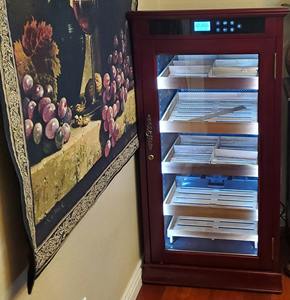 Smart Climate Controlled Electronic Cabinet <strong>Humidor</strong> 1250 Cigars Spacious Cooler Glass Door Display Cigar <strong>Humidor</strong> Cabinet - Product Image 5