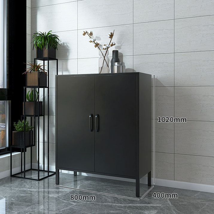 Armoire à porte noire