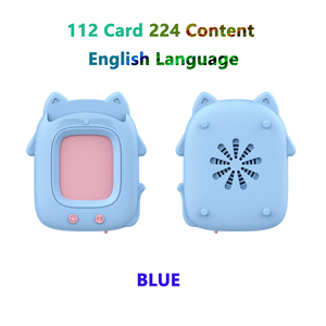 Máquina de aprendizaje para niños, tarjetas flash de jardín de infantes con libro electrónico de audio para aprender inglés, alemán, español, francés, hecho de plástico - Product Image 5