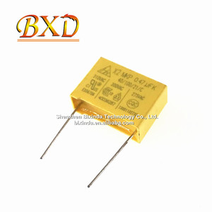 安全电容器X2 <span class=keywords><strong>0.47uf</strong></span> 474K 470NF 310VAC 310V P = 22.5毫米