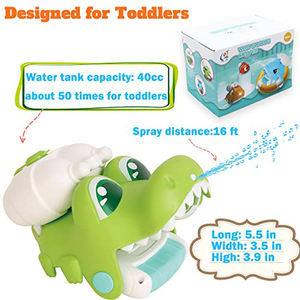 Creative Animal Shape Manual Water Gun <strong>Toys</strong> Crocodile Shark Dinosaur Wrist Water Squirt Guns Kids Bathroom Water Play <strong>Toys</strong> - Product Image 3