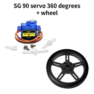 MG996R SG 90 SG5010 Servo 360 derece sürekli rotasyon N20 TT Motor 5V step Motor mikro Servo Motor RC Servo tekerlek ile