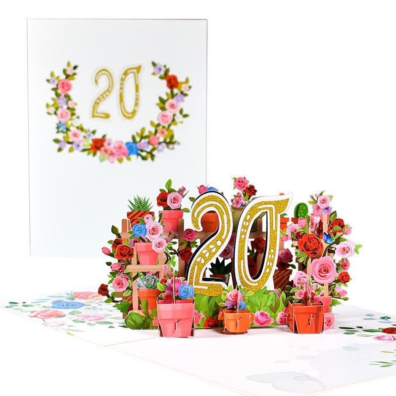 Biglietto Pop-Up per il 20° Anniversario
