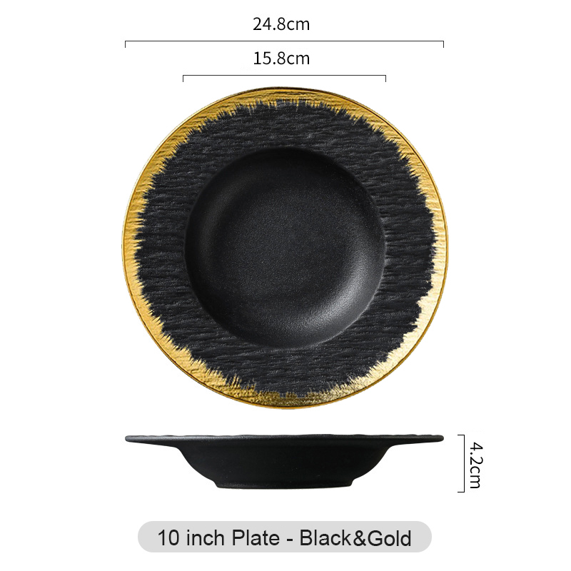 10'' Black&Gold