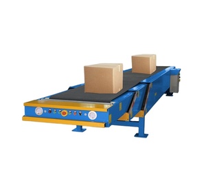 Cargo Handling 3 Sections <strong>Container</strong> <strong>Loading</strong> <strong>Unloading</strong> Extendable Platform Telescopic Belt Conveyor - Product Image 2
