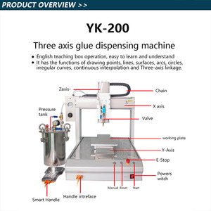 YK-200 Electric High Precision Cold Glue Dispenser Machine Factory <strong>Direct</strong> On-Demand Customization for Wood Carton Engine - Product Image 2