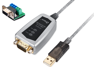 DTECH คุณภาพสูง USB2.0 ถึง RS422/485 สายรองรับ Win7/8/10/Linux คอมพิวเตอร์เชื่อมต่อกับเสียงวิดีโอ - Product Image 2