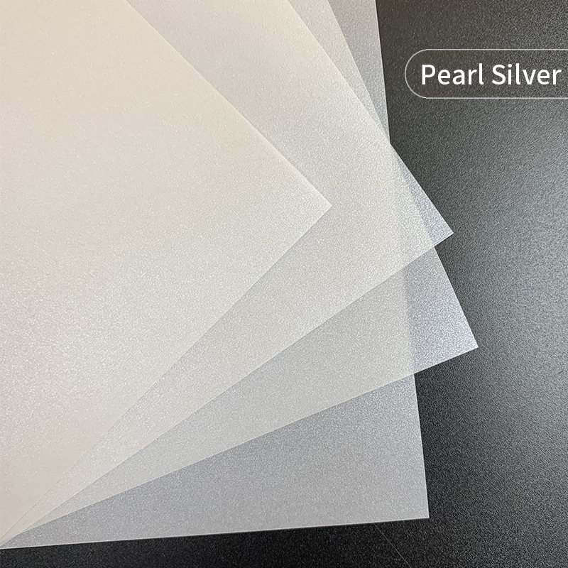 Pearlescent silver 21.6*27.9(10 colors 40 sheets/bag)