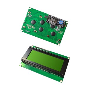 LCD2004+I2C 2004 20 × 4 2004 A blauer/grüner Bildschirm HD44780 Zeichen LCD /w IIC/I2C serieller Schnittstellenadapter Modul für Arduino