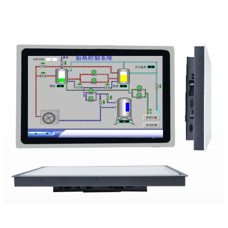 27-дюймовый IP65 водонепроницаемый и противоинтерференционный емкостный сенсорный экран настенный промышленный Android все-в-одном