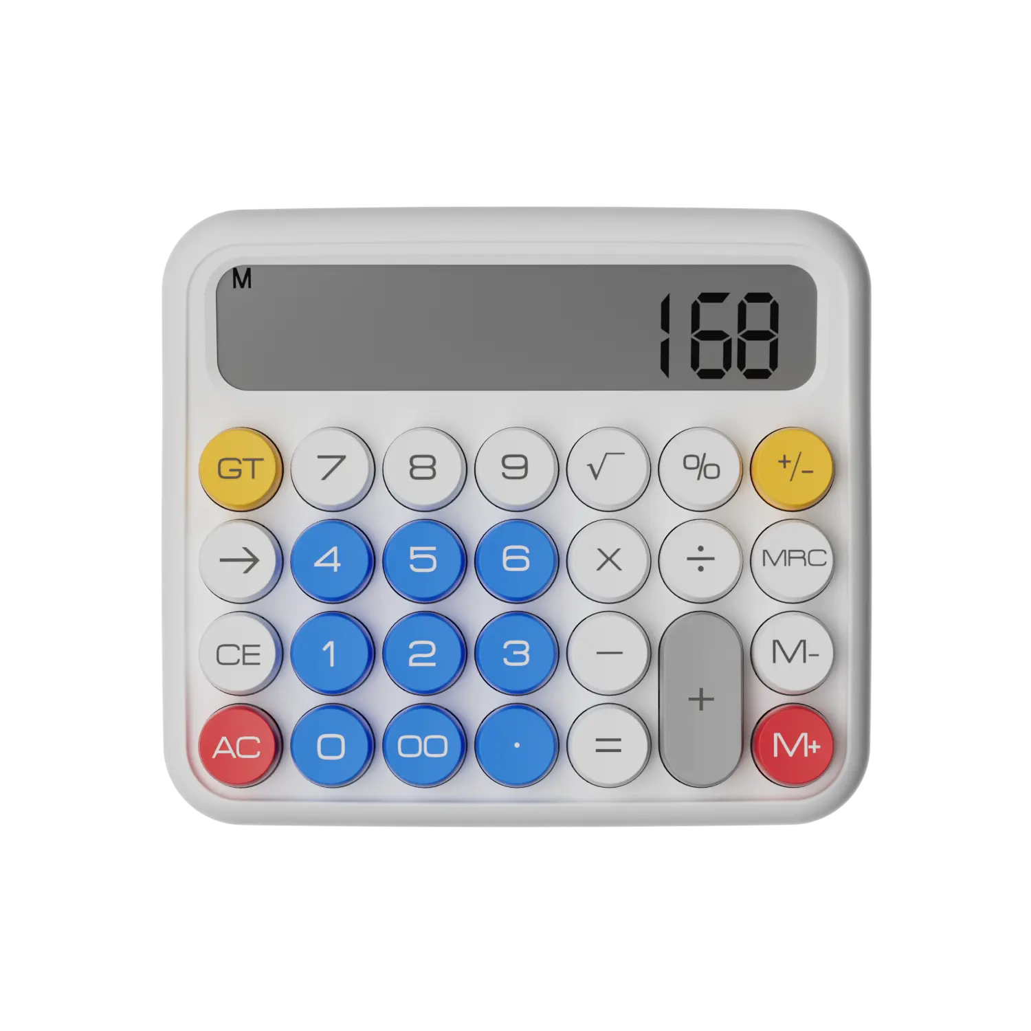 Calculatrice colorée Calculatrice financière comptabilité entreprise papeterie 12 chiffres Calculatrice électronique