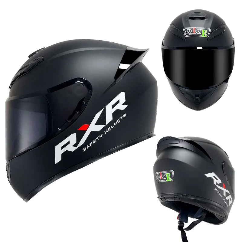 Casco de motocicleta inteligente para venta al por mayor, negro, blanco, XXL, OEM, China, embalaje de carcasa, Color plástico, doble soporte, ABS de seguridad