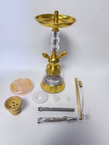Hợp Kim Nhôm Arabic Hookah Set Với Đa-Màu Sắc Phụ Kiện Điện Tử Kính Cầm Tay Hookah Với Sơn Mài Kỹ Thuật - Product Image 4