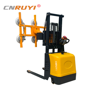 RYN capacità di carico pesante forcella Mobile di vetro Robot, contenitore di vetro strumento di scarico con carrello elevatore