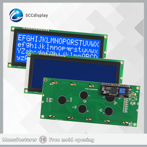 Süper 20X4 Dot Matrix Cob Blue mavi negatif LCD karakter ekran modülleri IIC/I2C sanayi LCM Model SJXD2004B-IIC - Product Image 6